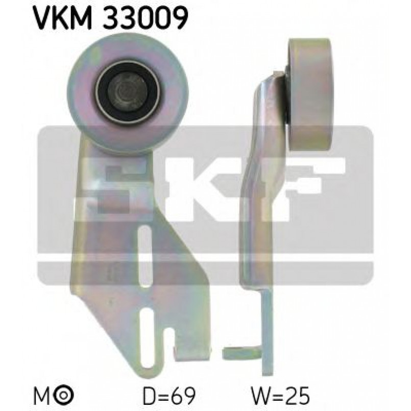 VKM 33009 SKF Натягувач поліклинового ременя